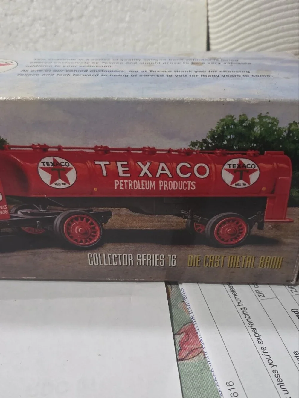 1920 Pierce-Arrow Tanker Toy Truck - Red